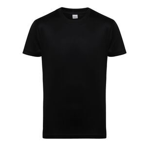 TriDri Unisex Childrens/Kids Performance T-Shirt / Black